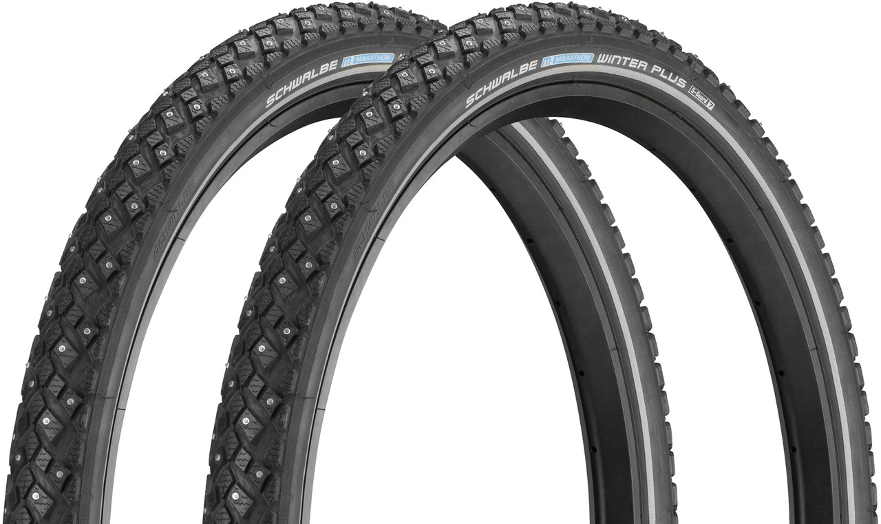 Schwalbe Marathon Winter Plus 24" Draht-Spikereifen 2er-Set 1 Schwalbe Marathon Winter Plus 24" Draht-Spikereifen 2er-Set