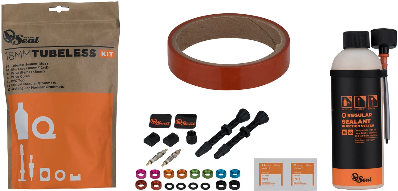 Orange-seal Regular Sealant Tubeless Kit 5 Orange-seal Regular Sealant Tubeless Kit – Bild 5