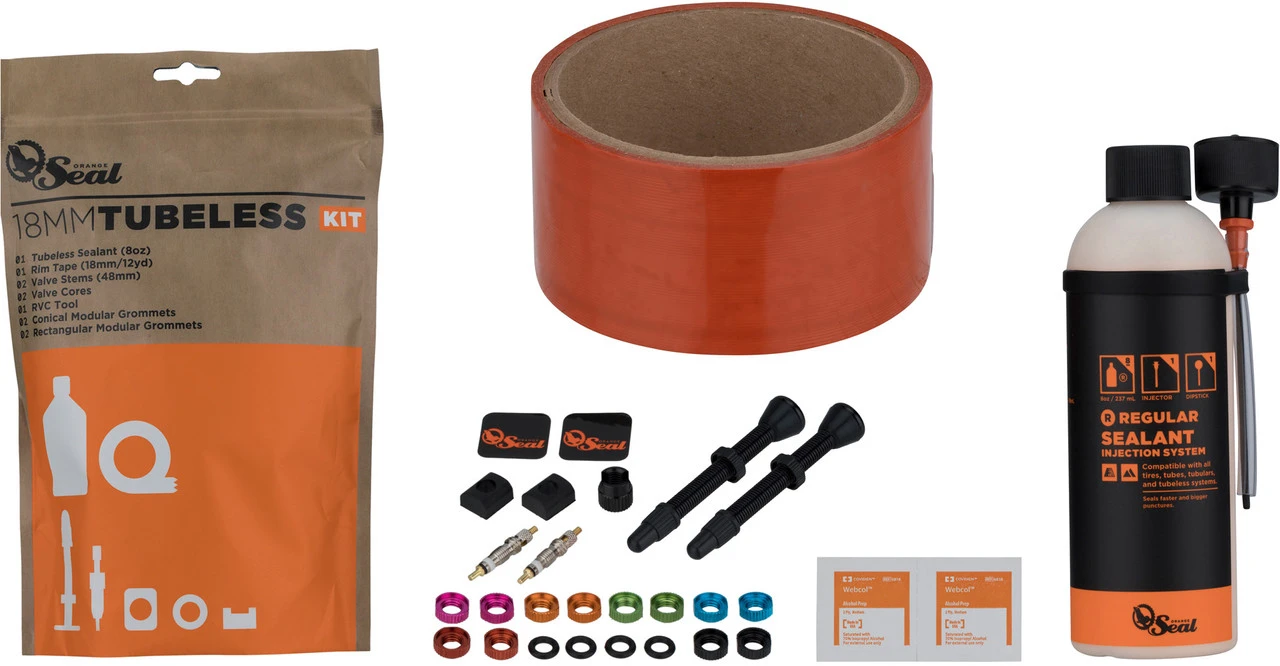 Orange-seal Regular Sealant Tubeless Kit 7 Orange-seal Regular Sealant Tubeless Kit – Bild 7