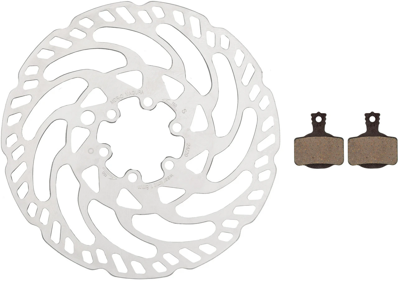 MAGURA MDR-C Bremsscheiben Und Belag Kit 6-Loch 160 Mm 1 MAGURA MDR-C Bremsscheiben Und Belag Kit 6-Loch 160 Mm