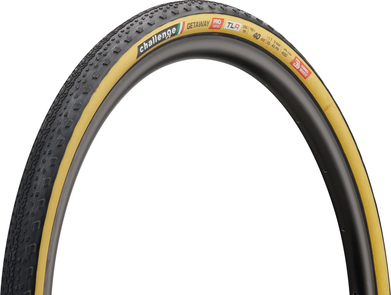 Challenge Getaway Pro Handmade TLR 28" Faltreifen 1 Challenge Getaway Pro Handmade TLR 28" Faltreifen