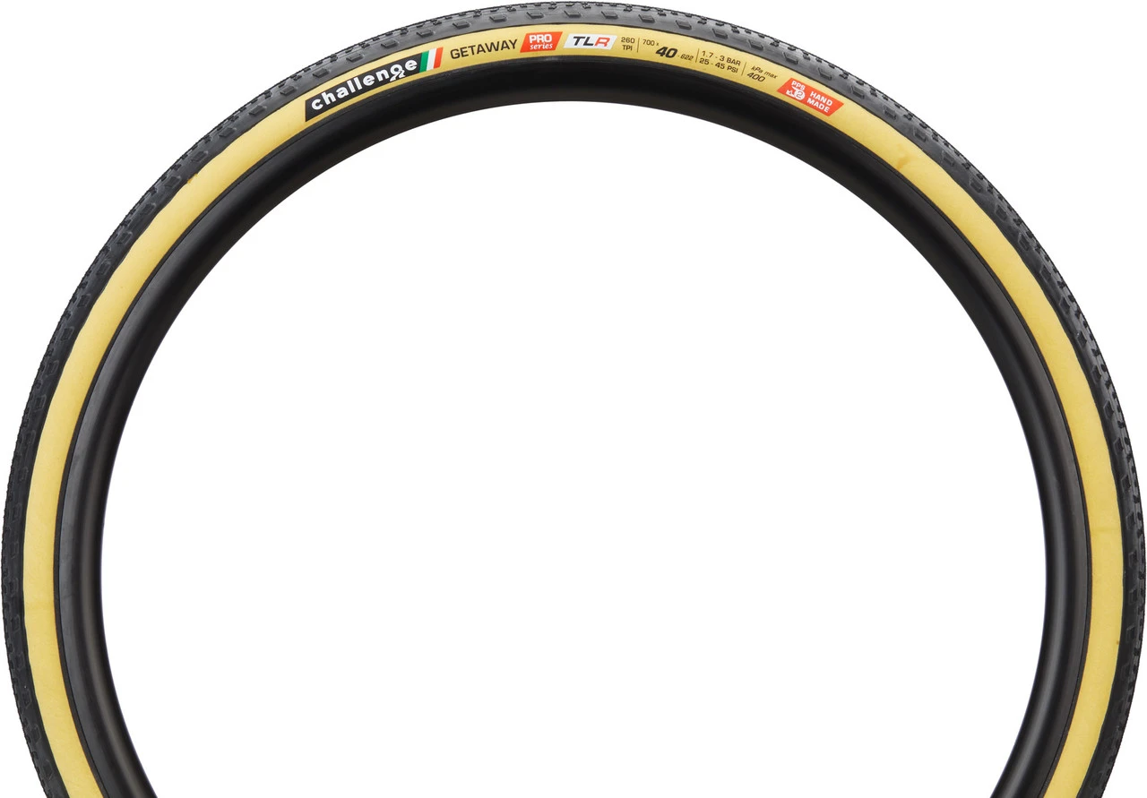 Challenge Getaway Pro Handmade TLR 28" Faltreifen 2 Challenge Getaway Pro Handmade TLR 28" Faltreifen – Bild 2