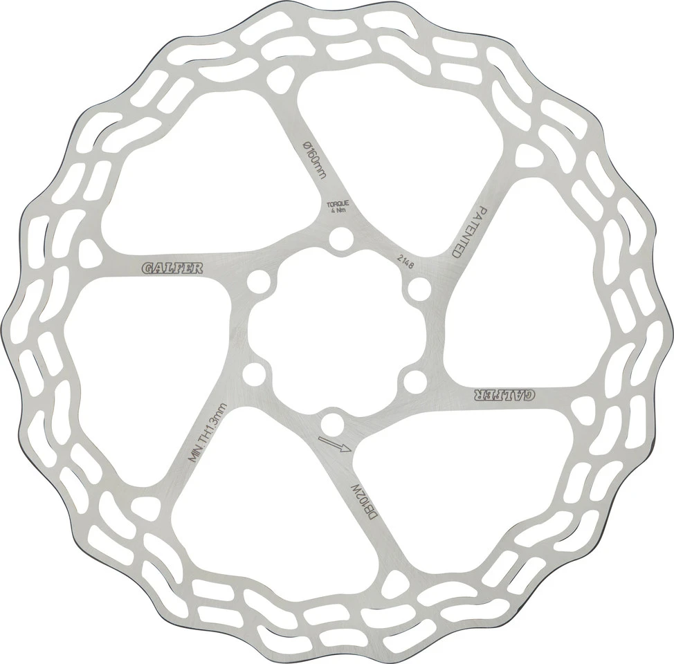 GALFER Fixed Disc Wave 1,8 Mm Road 6-Loch Bremsscheibe 3 GALFER Fixed Disc Wave 1,8 Mm Road 6-Loch Bremsscheibe – Bild 3