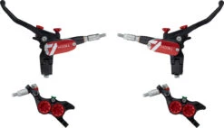 HOPE Tech 4 E4 V+h Set Scheibenbremse Mit Stahlflexleitung -Shimano Verkäufe 456395