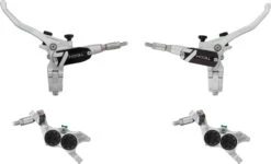 HOPE Tech 4 E4 V+h Set Scheibenbremse Mit Stahlflexleitung -Shimano Verkäufe 456398