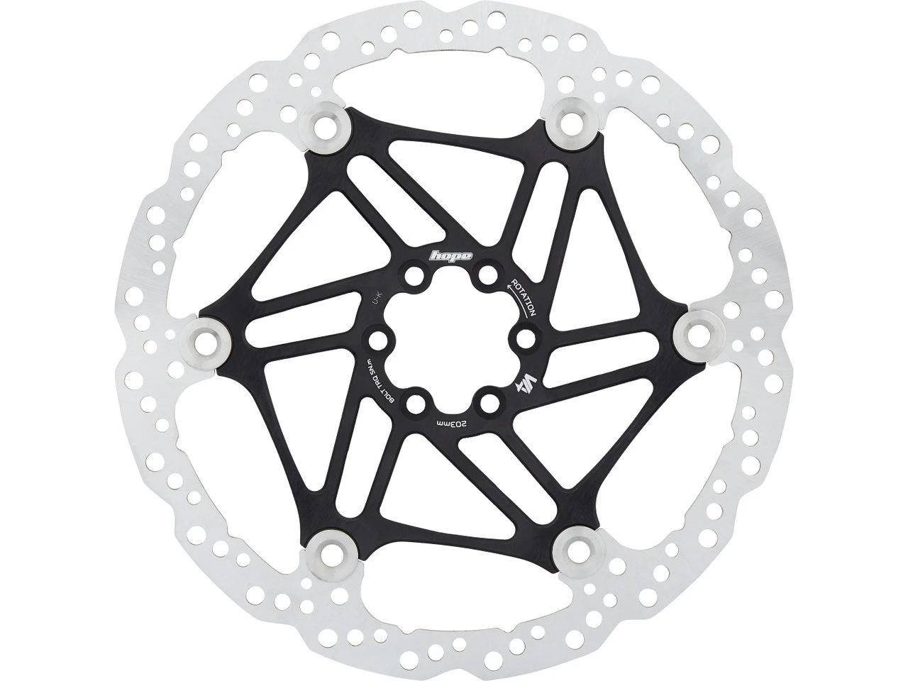 HOPE Bremsscheibe V4 Vented Floating 6-Loch Für Tech V 1 HOPE Bremsscheibe V4 Vented Floating 6-Loch Für Tech V