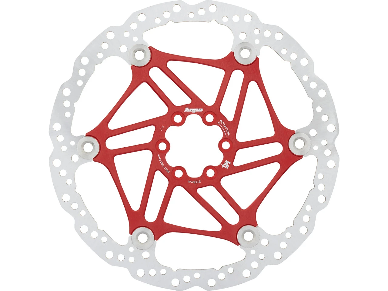 HOPE Bremsscheibe V4 Vented Floating 6-Loch Für Tech V 5 HOPE Bremsscheibe V4 Vented Floating 6-Loch Für Tech V – Bild 5